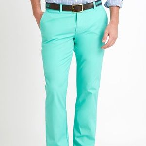 Vineyard Vines Stretch Breaker Pant Antigua Green 38x30 NWT